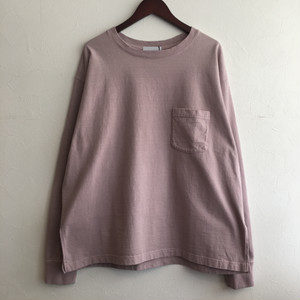 【FEW FABRICS】SUPER WEIGHT DRY WIDE L/S TEE PINK
