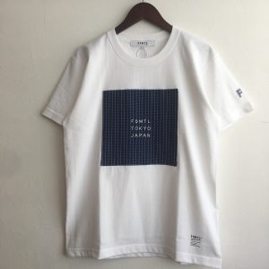 【FDMTL】SQUARE SASHIKO TEE　WHITE