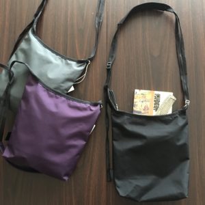 【TOOLS】utility mini shoulder bag black/gray/purple