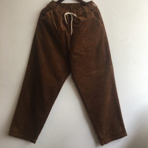 【H.UNIT】8w corduroy easy cock pants Brown