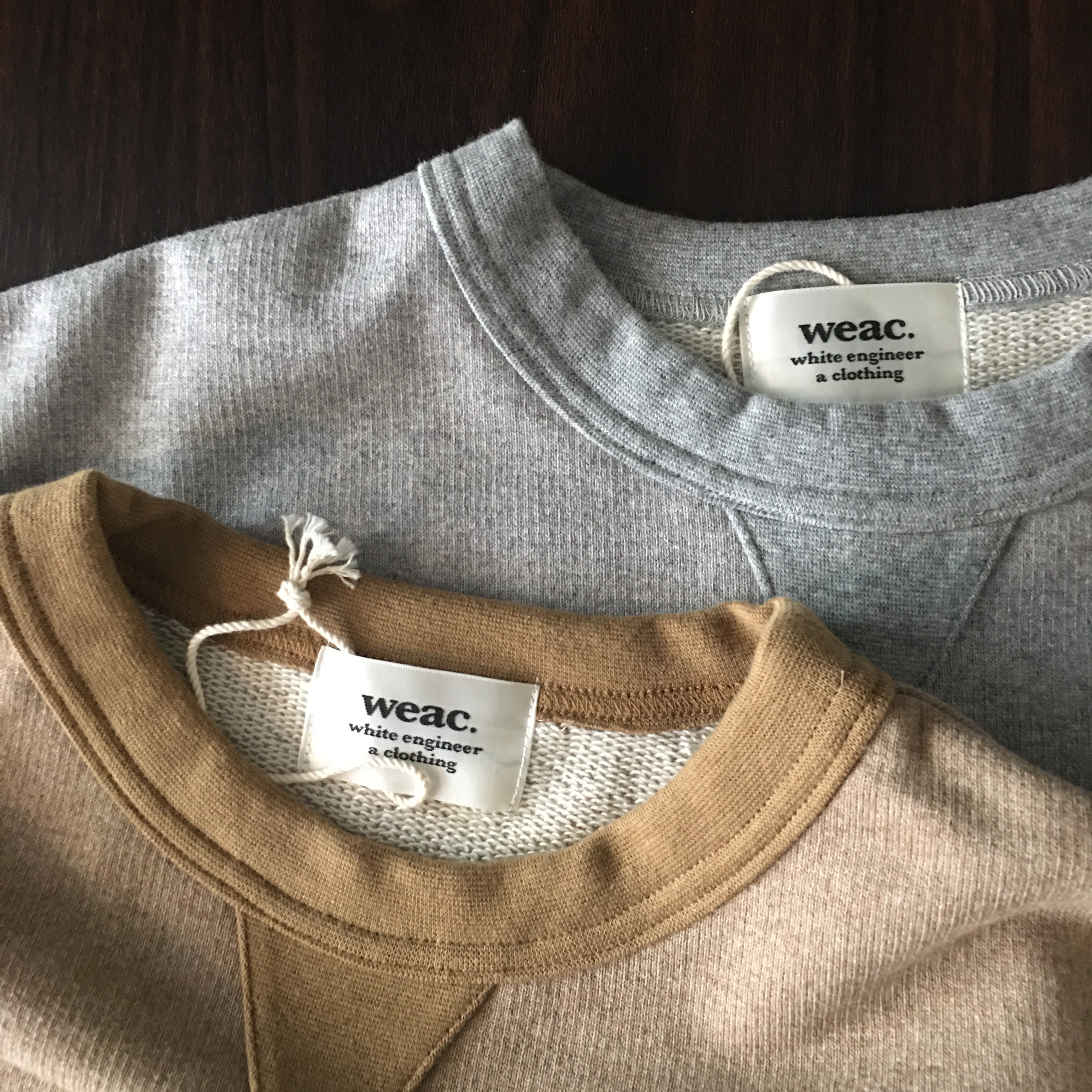 Read more about the article weac. “TERRY” WIDE SWEAT / 生スウェットという魅惑の素材。