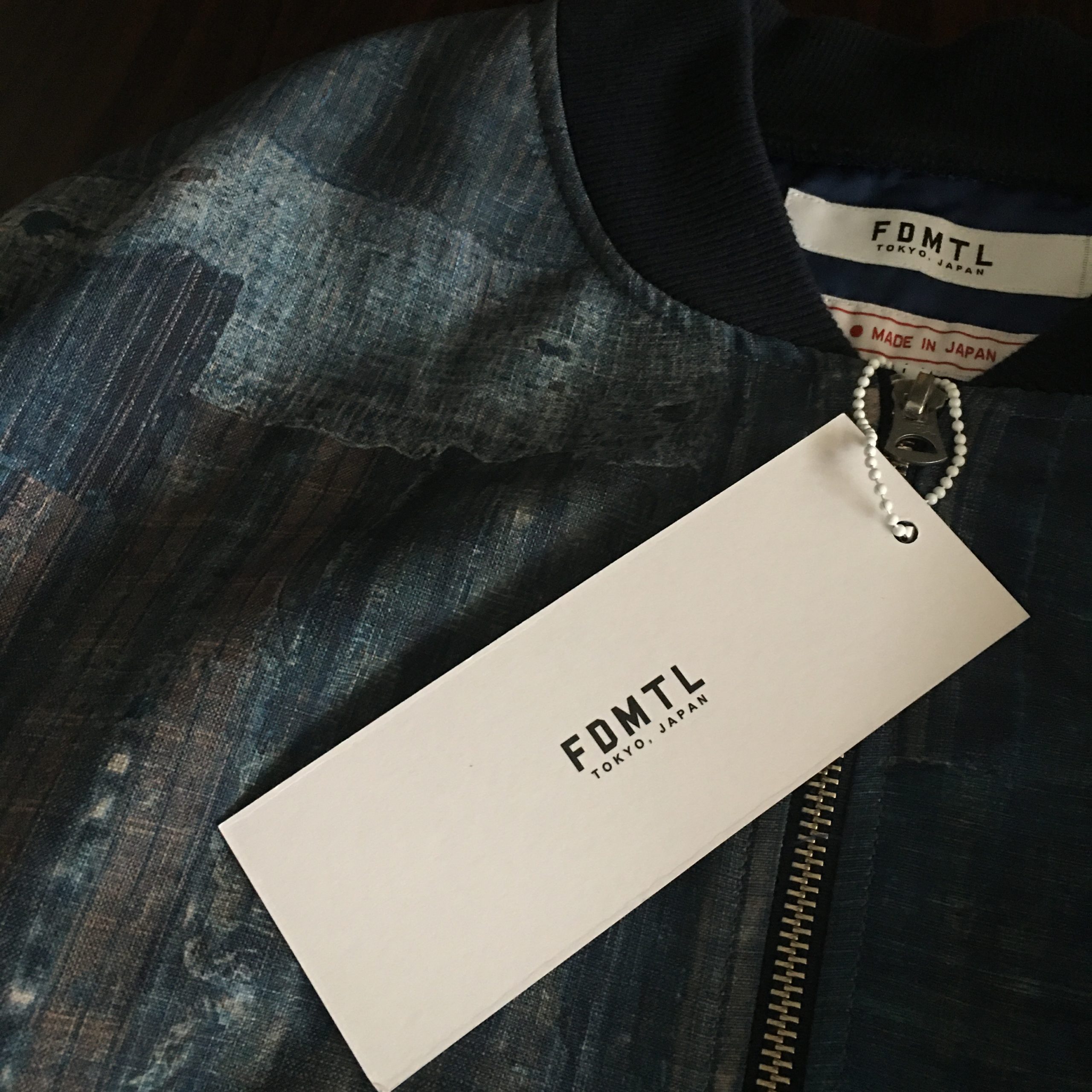 Read more about the article FDMTL BORO BOMBER JKT / Beautiful Fabric です。