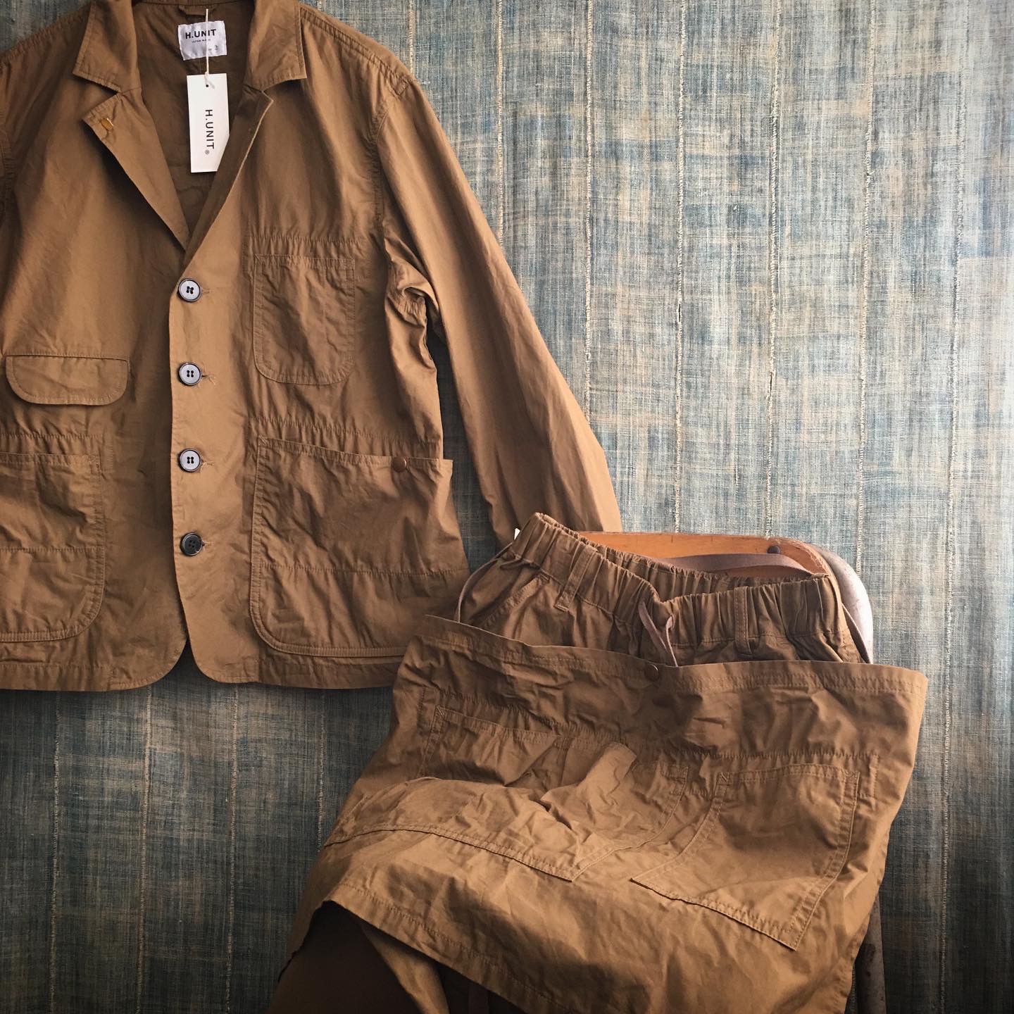 Read more about the article 【H.UNIT】weather cloth coverall & apron pant.