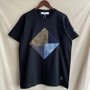【FDMTL】BORO PATCHWORK  S/S TEE BLACK