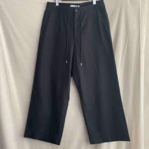 【amne】DRAPEY trouser BLACK