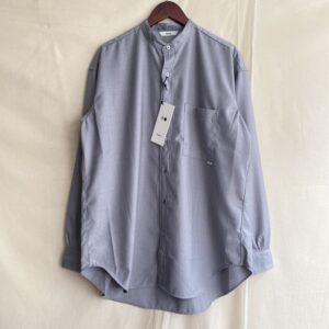 【amne】GABARDINE B.C L_s shirts GRAY