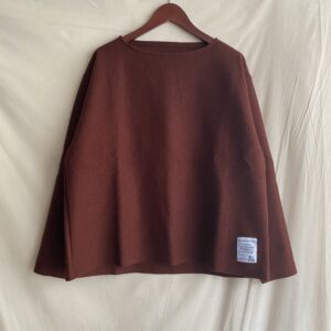 【H.UNIT】Boild wool cut off basque shirt Renga