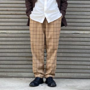 【weac.】RELAX PANTS BEIGE CHECK