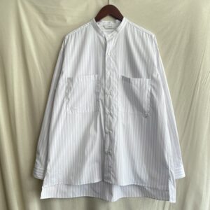 【amne】STRIPE B.C covered shirts Ivory