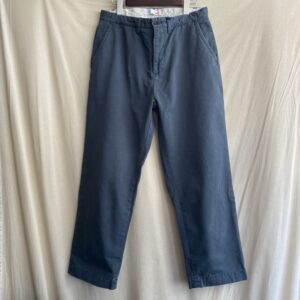 【melple】The American Wide Trousers Blue Grey