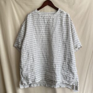 【weac.】”JOEY” PULLOVER SHIRTS WHITE BORDER