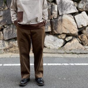 【H.UNIT】Weapon work trouser Brown