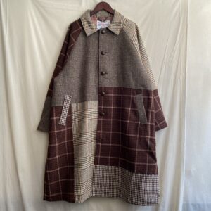 【H.UNIT】Harris Tweed swiching coat