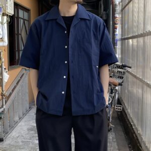 【amne】CHAMBRAY japon shirts Ink