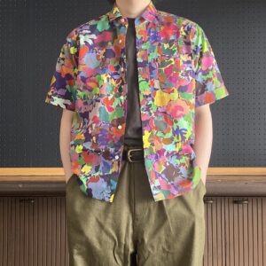 【weac.】FLORIST Shirts LEAF CHECK