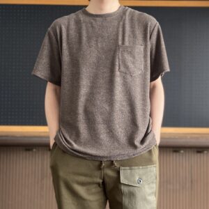 【melple】3.6Pile Tee Brown