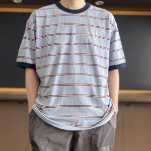【melple】Seaview Ringer S/S Blue