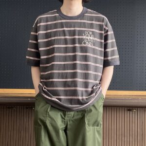 【melple】Seaview Ringer S/S Black