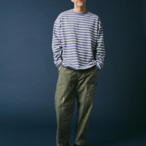 【melple】Carpenter Pants  Olive （Painted）