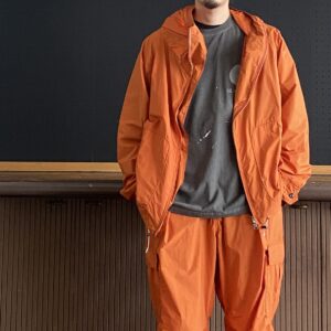 【melple】N.R.N.R. Hooded Jacket Orange