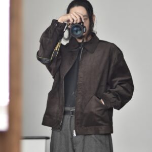 【Audience】14W コットンコーディロイ「マンチェスター」ドリズラージャケット DK Brown