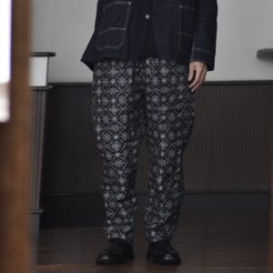 【weac.】RELAX PANTS Blue Paisley