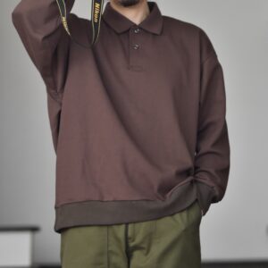 【Audience】「和歌山」 ミラノリブ (10オンス) バルーン ポロ Brown